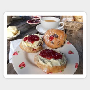 Cream Tea Sticker